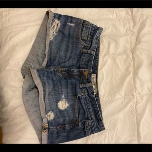 Denim shorts